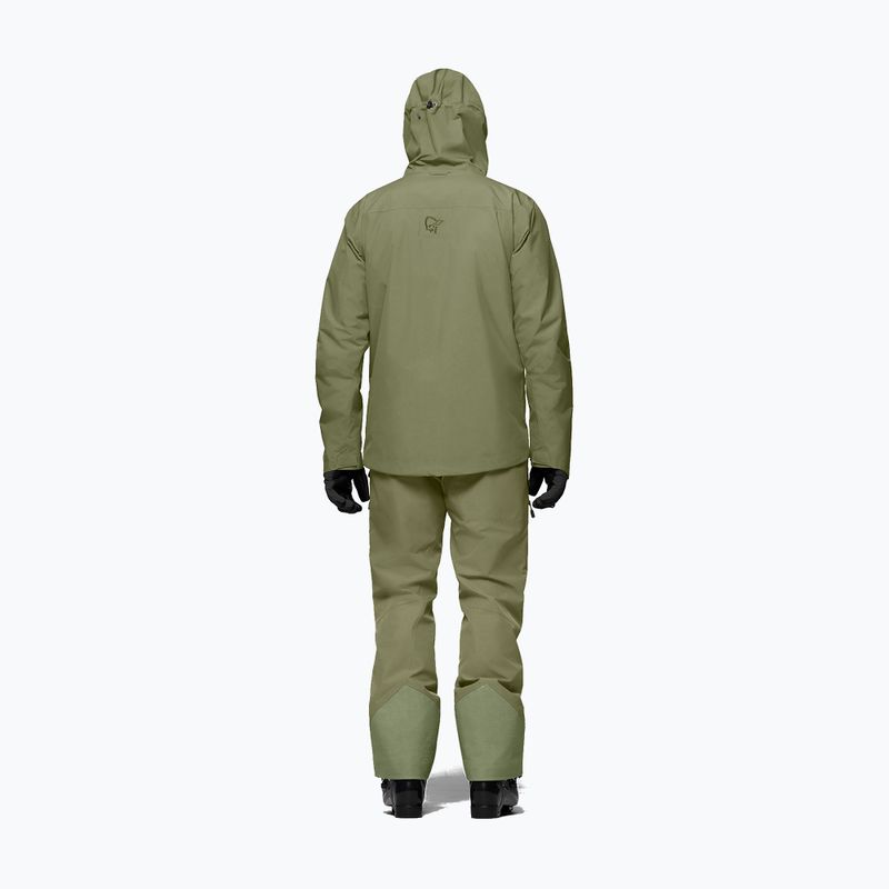 Geacă de schi pentru bărbați NORRONA Lofoten Gore-Tex Insulated deep lichen green 3