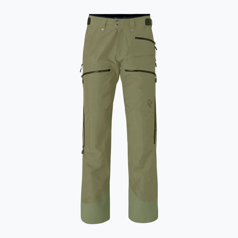 Pantaloni de schi pentru bărbați Norrona Lofoten Gore-Tex Insulated deep lichen green 5