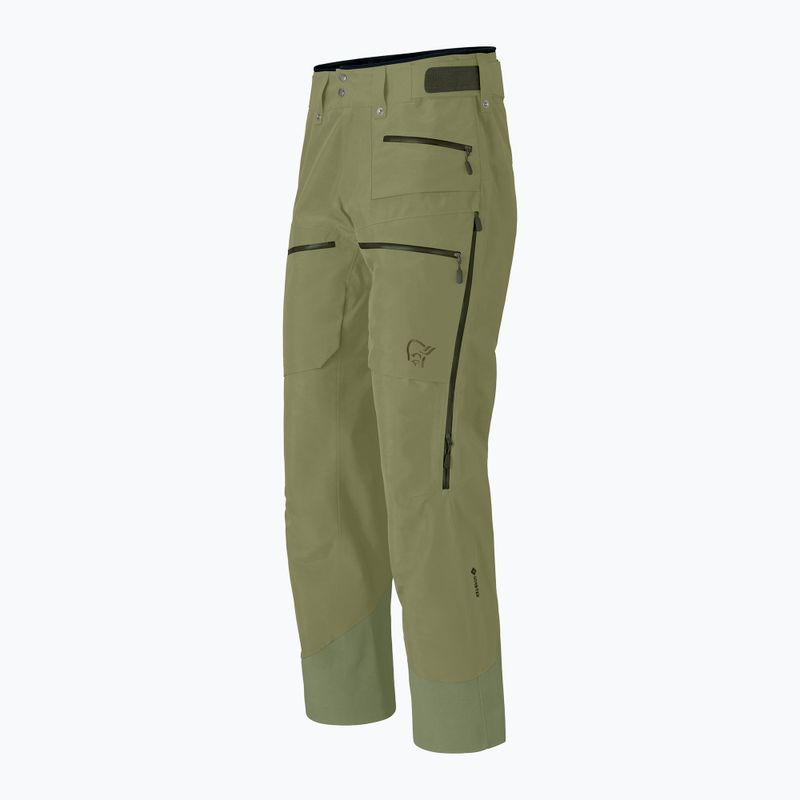 Pantaloni de schi pentru bărbați Norrona Lofoten Gore-Tex Insulated deep lichen green 7