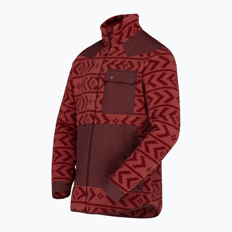 Bluză fleece pentru bărbați Norrona Tamok Warm3 cowhide/port 7