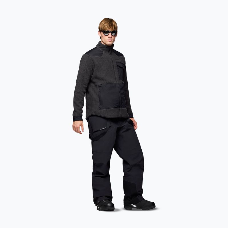 Bluză fleece pentru bărbați Norrona Tamok Warm3 phantom/caviar black 2