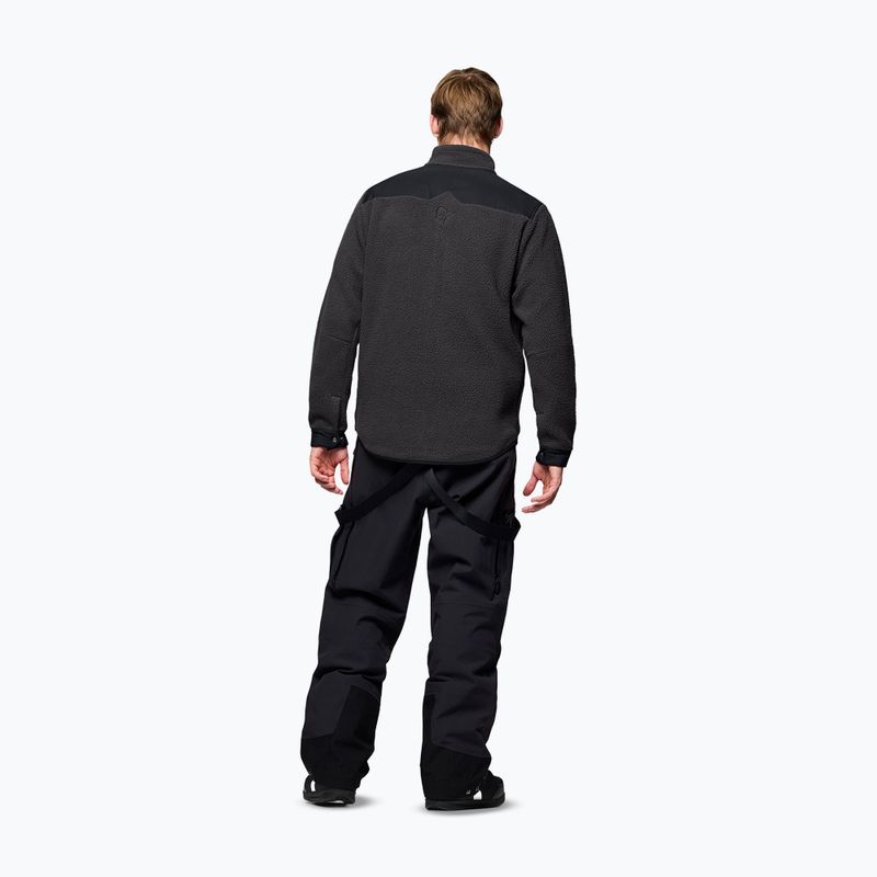 Bluză fleece pentru bărbați Norrona Tamok Warm3 phantom/caviar black 3