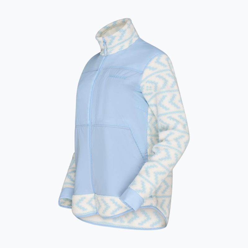 Bluză fleece pentru bărbați Norrona Tamok Warm3 whisper white/cashmere blue 6