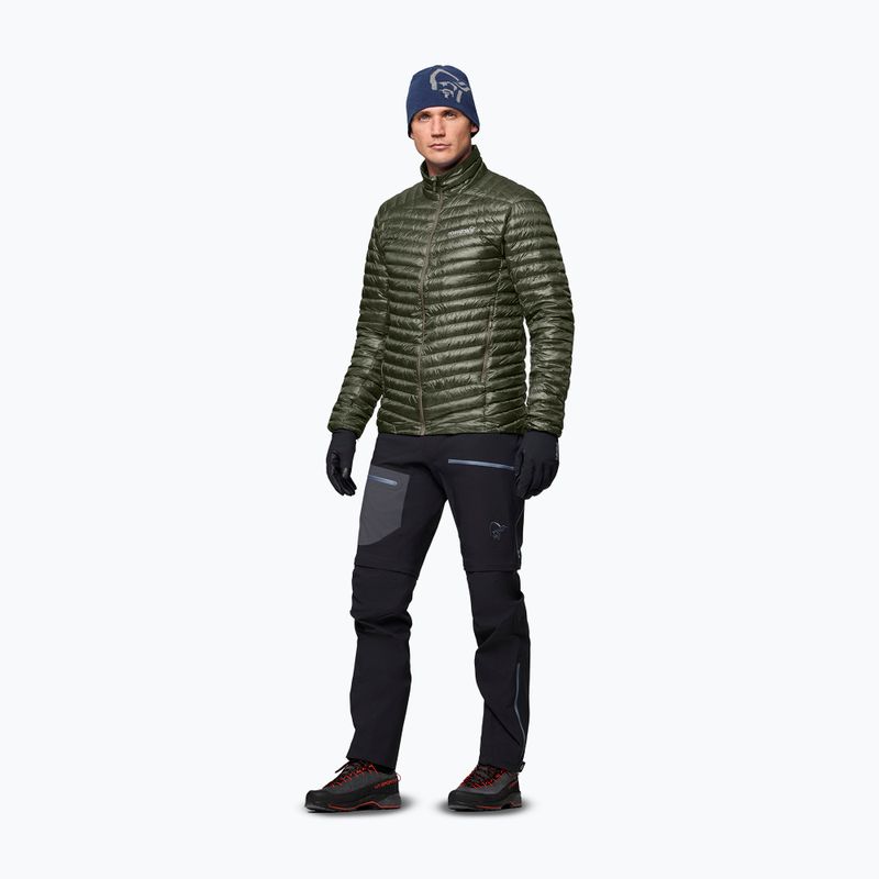 Geacă cu puf pentru bărbați Norrona Trollveggen Down800 Super Light Deep Lichen Green 2