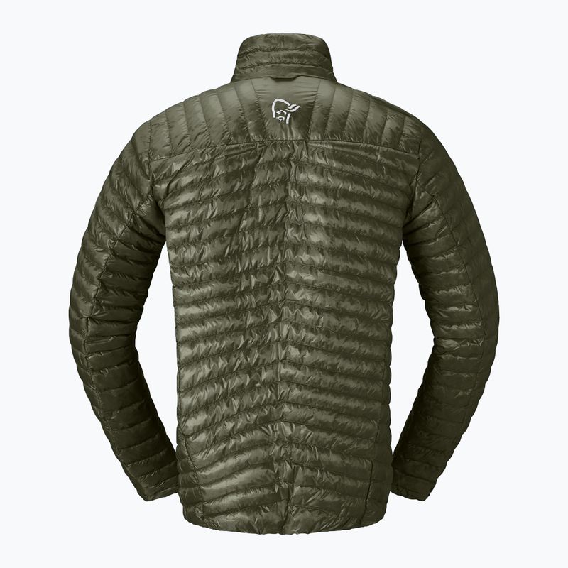 Geacă cu puf pentru bărbați Norrona Trollveggen Down800 Super Light Deep Lichen Green 6
