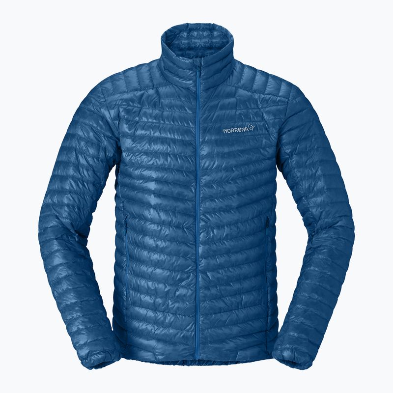 Geacă cu puf pentru bărbați NORRONA Trollveggen Down800 Super Light dark blue 5