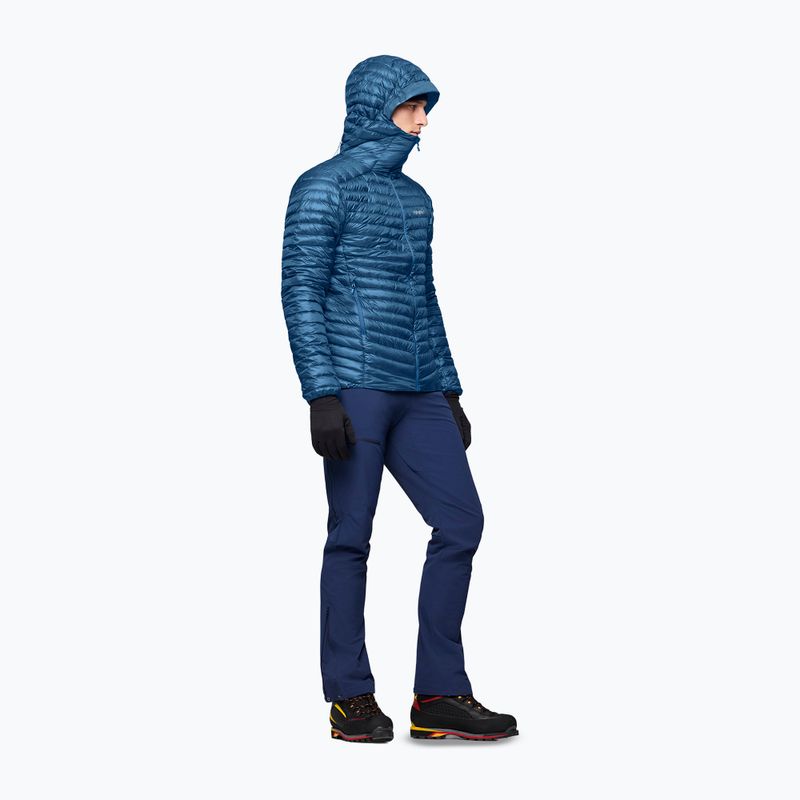 Geacă cu puf pentru bărbați Norrona Trollveggen Down800 Super Light Hood dark blue 4