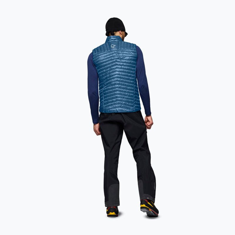 Vestă NORRONA Trollveggen Down800 Super Light dark blue 3