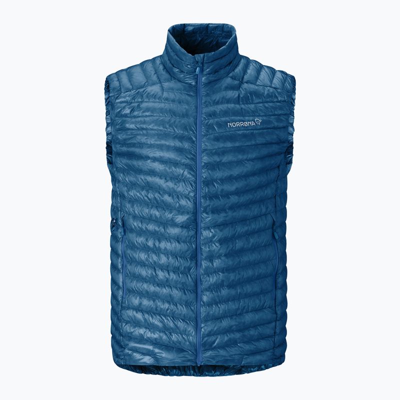Vestă NORRONA Trollveggen Down800 Super Light dark blue 4