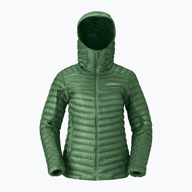 Geacă cu puf pentru femei Norrona Trollveggen Down800 Super Light Hood Dark Ivy 5