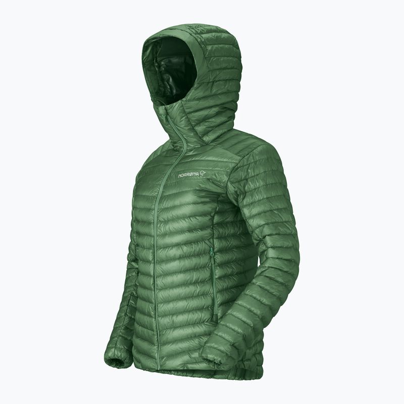 Geacă cu puf pentru femei Norrona Trollveggen Down800 Super Light Hood Dark Ivy 6