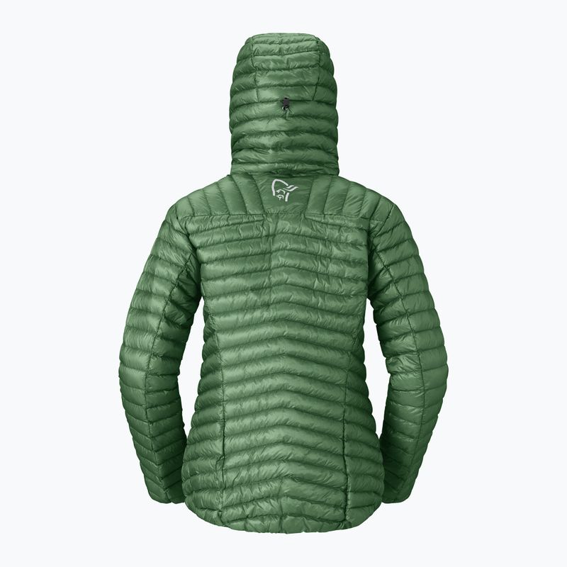 Geacă cu puf pentru femei Norrona Trollveggen Down800 Super Light Hood Dark Ivy 7