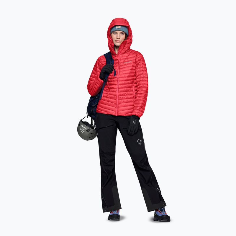 Geacă cu puf pentru femei Norrona Trollveggen Down800 Super Light Hood Baked Apple 2