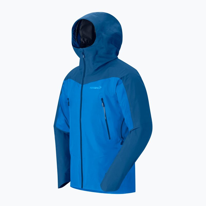 Geacă de ploaie pentru bărbați NORRONA Falketind Gore-Tex brilliant blue/dark blue 5