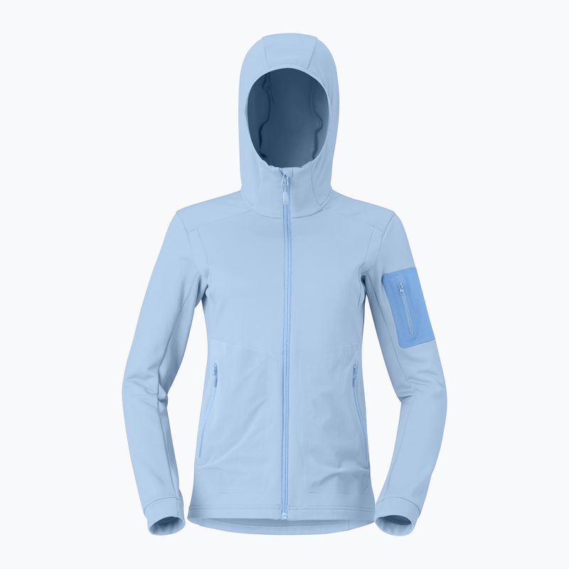 Bluză de trekking pentru femei NORRONA Falketind Warm2 Stretch Hood cashmere blue/allure 5