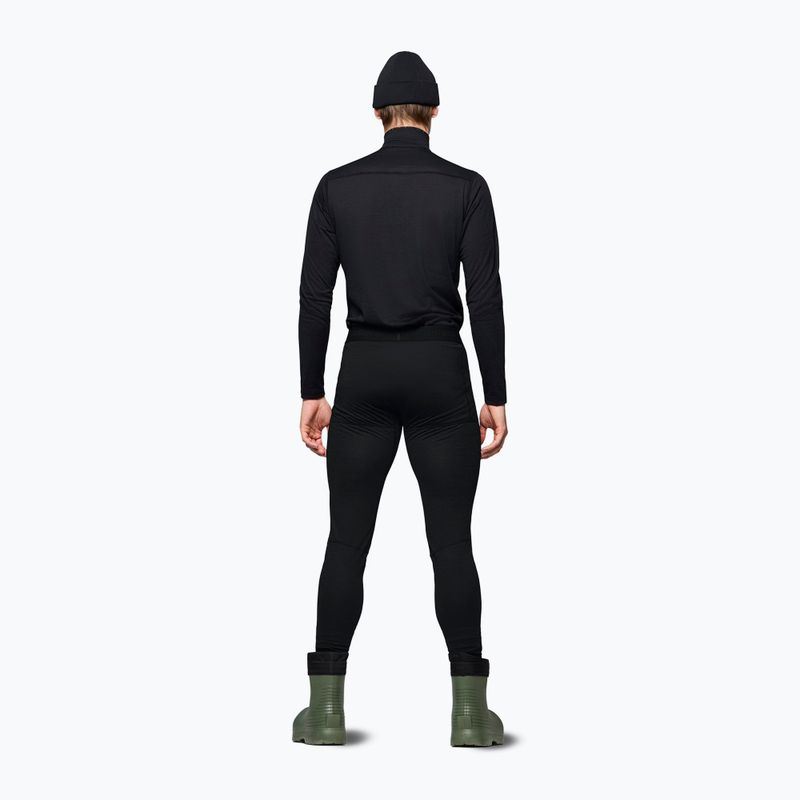 Colanți termoactivi pentru bărbați NORRONA Falketind Equaliser Ull Long caviar black 3