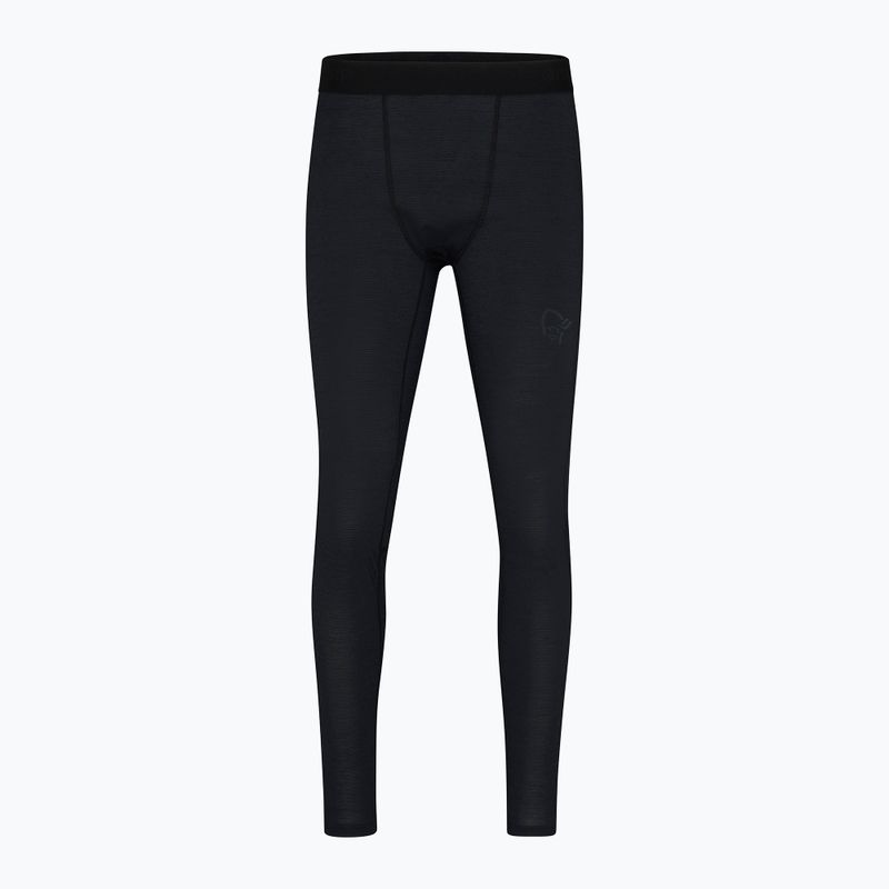 Colanți termoactivi pentru bărbați NORRONA Falketind Equaliser Ull Long caviar black 5