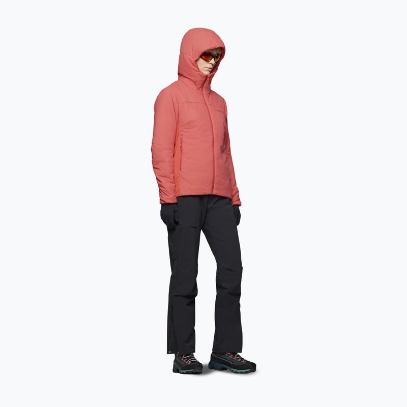Geacă izolată pentru femei NORRONA Femund Thermo60 Zip Hood deep sea coral 4