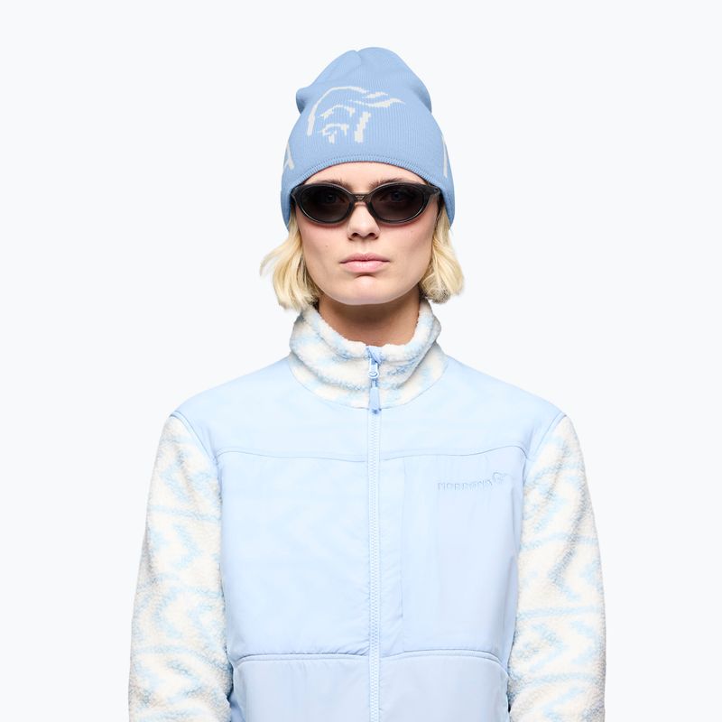 Căciulă de iarnă NORRONA MerinoUll Logo Beanie allure 2
