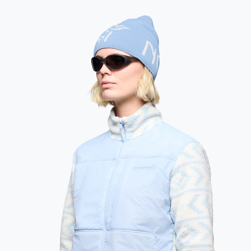 Căciulă de iarnă NORRONA MerinoUll Logo Beanie allure 3