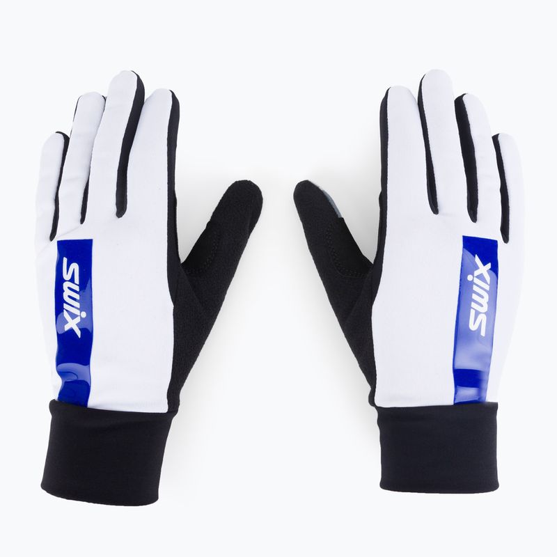 Mănușă pentru schi fond Swix Focus alb-gri H0247-00000-10 3