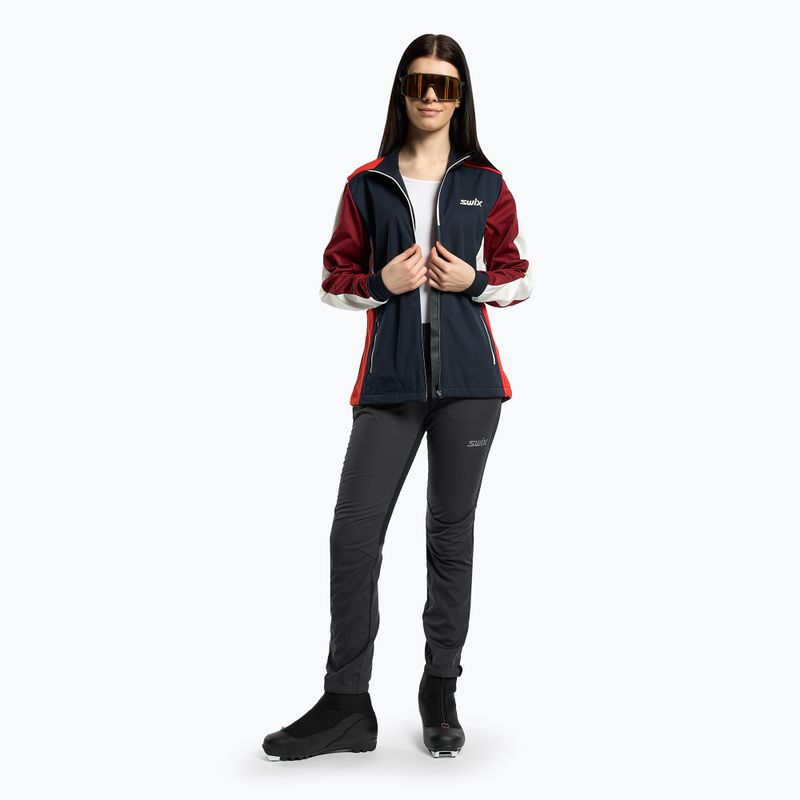 Pantaloni de schi fond pentru femei Swix Cross negru 22316-12401-XS 2