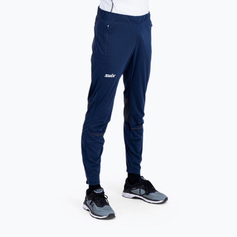 Pantaloni de schi fond pentru bărbați Swix Dynamic albastru marin 22941-75100-S 4