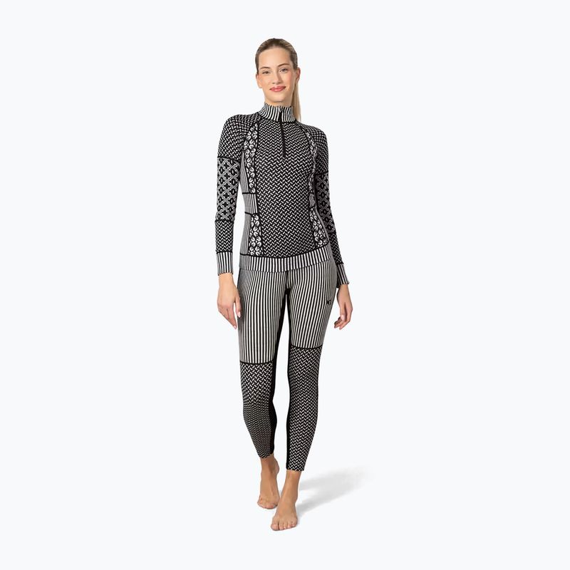Bluză termoactivă pentru femei KARI TRAA Smekker Half Zip black 2