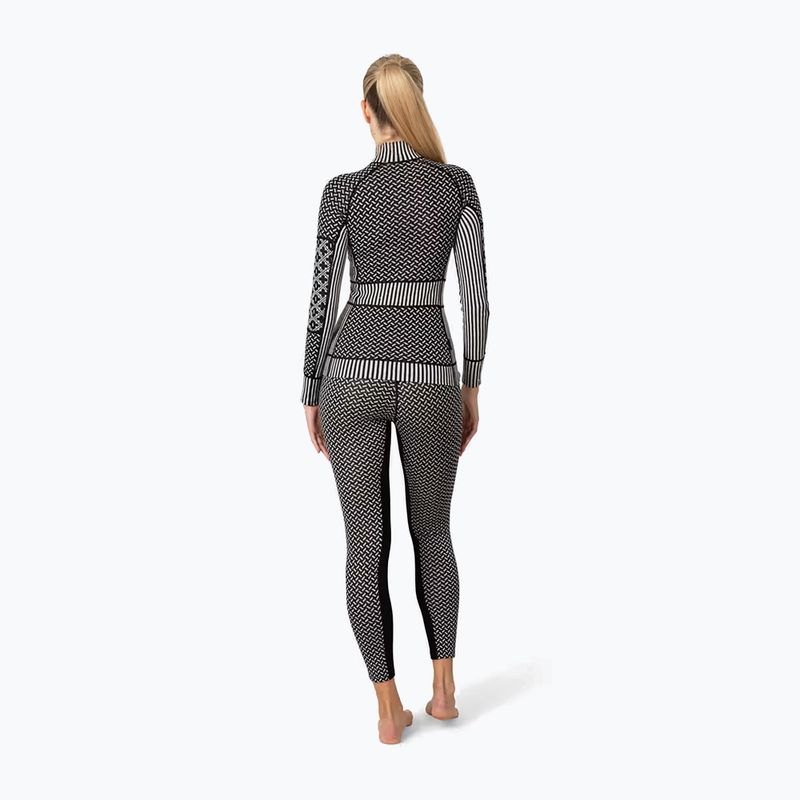 Bluză termoactivă pentru femei KARI TRAA Smekker Half Zip black 4