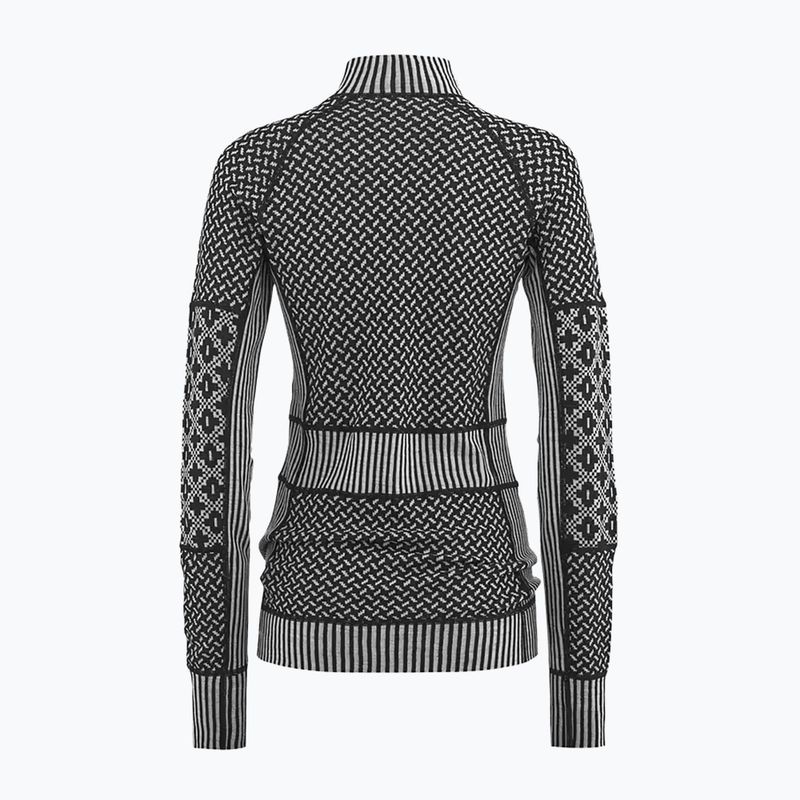 Bluză termoactivă pentru femei KARI TRAA Smekker Half Zip black 6