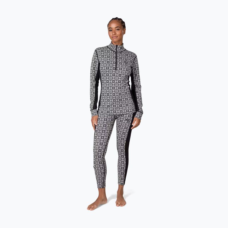Bluză termoactivă pentru femei KARI TRAA Rose Half Zip black 2