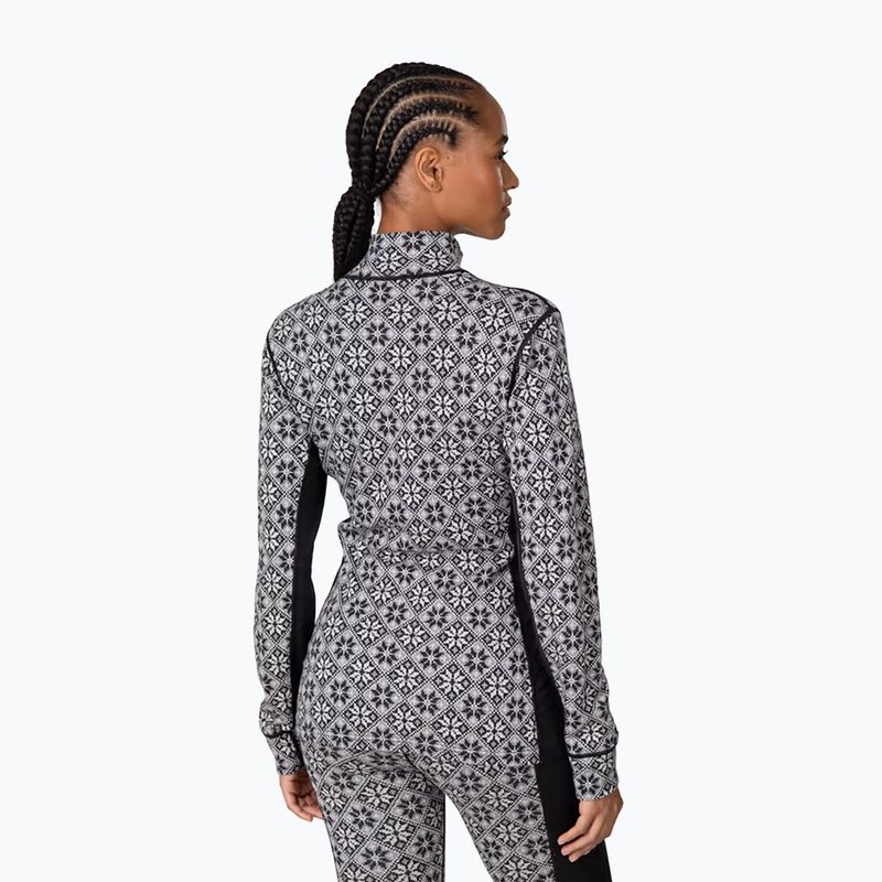 Bluză termoactivă pentru femei KARI TRAA Rose Half Zip black 3