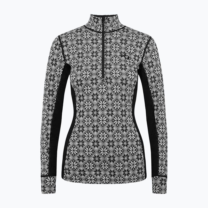 Bluză termoactivă pentru femei KARI TRAA Rose Half Zip black 4