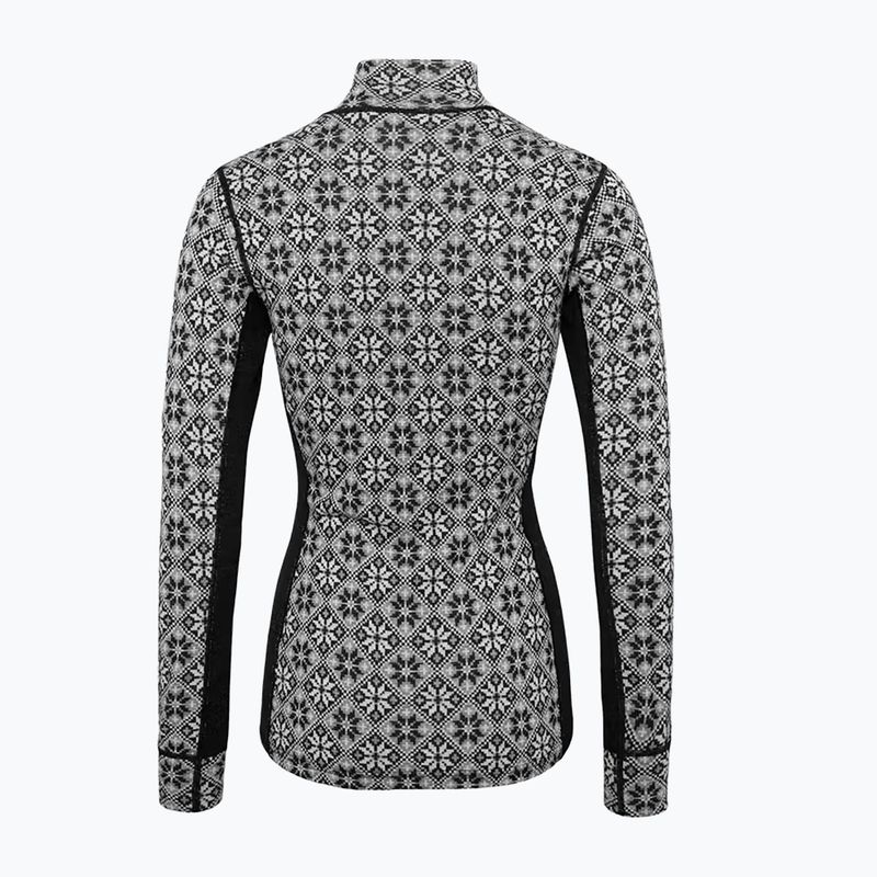 Bluză termoactivă pentru femei KARI TRAA Rose Half Zip black 5