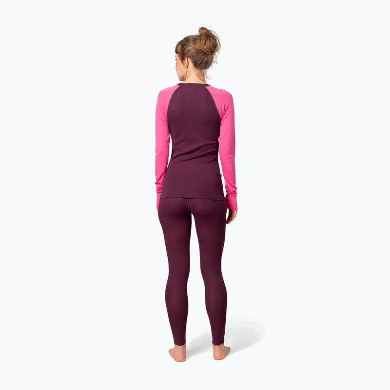Set de lenjerie termoactivă pentru femei KARI TRAA Kaia wine 2