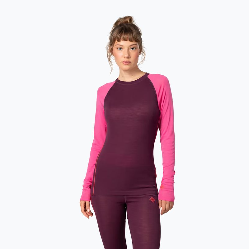 Set de lenjerie termoactivă pentru femei KARI TRAA Kaia wine 3