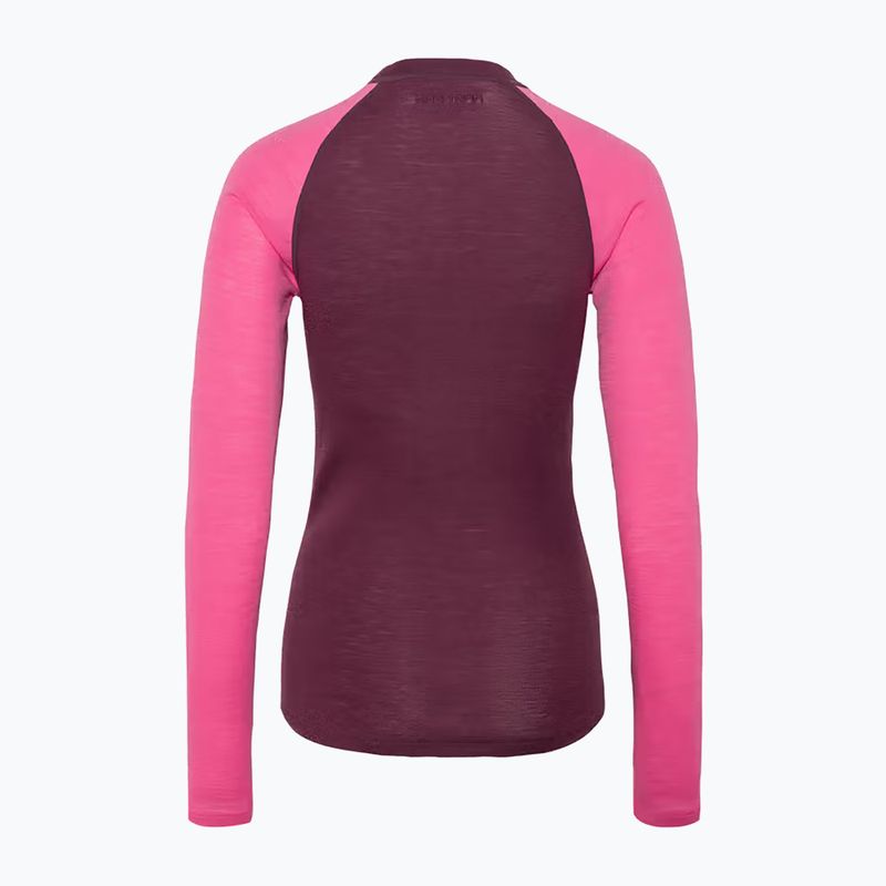 Set de lenjerie termoactivă pentru femei KARI TRAA Kaia wine 9