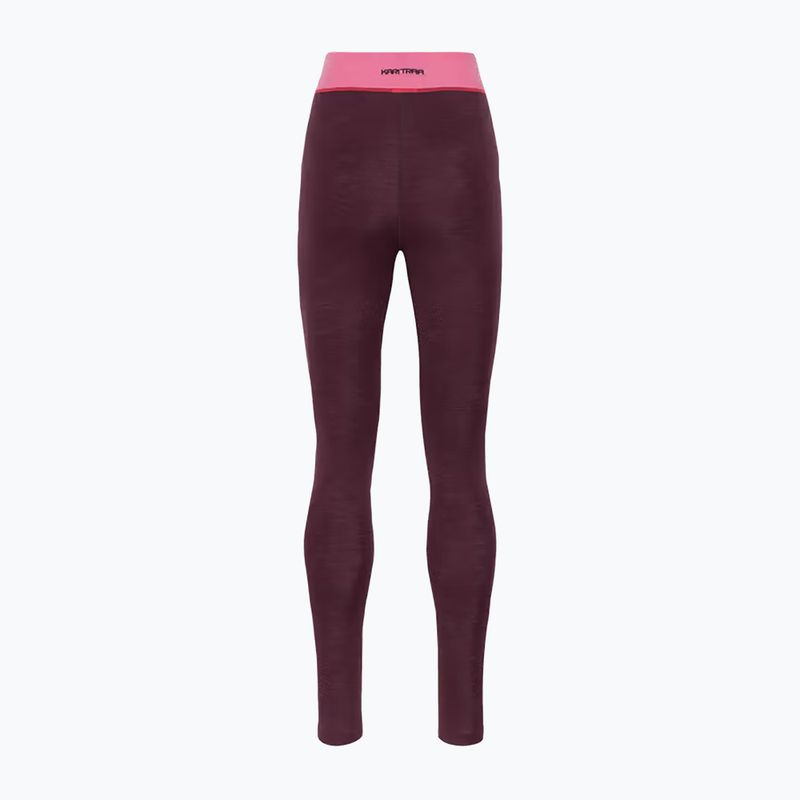 Set de lenjerie termoactivă pentru femei KARI TRAA Kaia wine 11