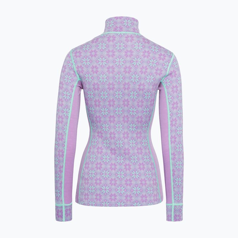 Bluză termoactivă pentru femei KARI TRAA Rose Half Zip lily 7