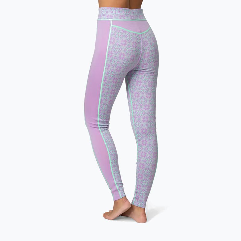 Pantaloni termoactivi pentru femei KARI TRAA Rose High Waist lily 3