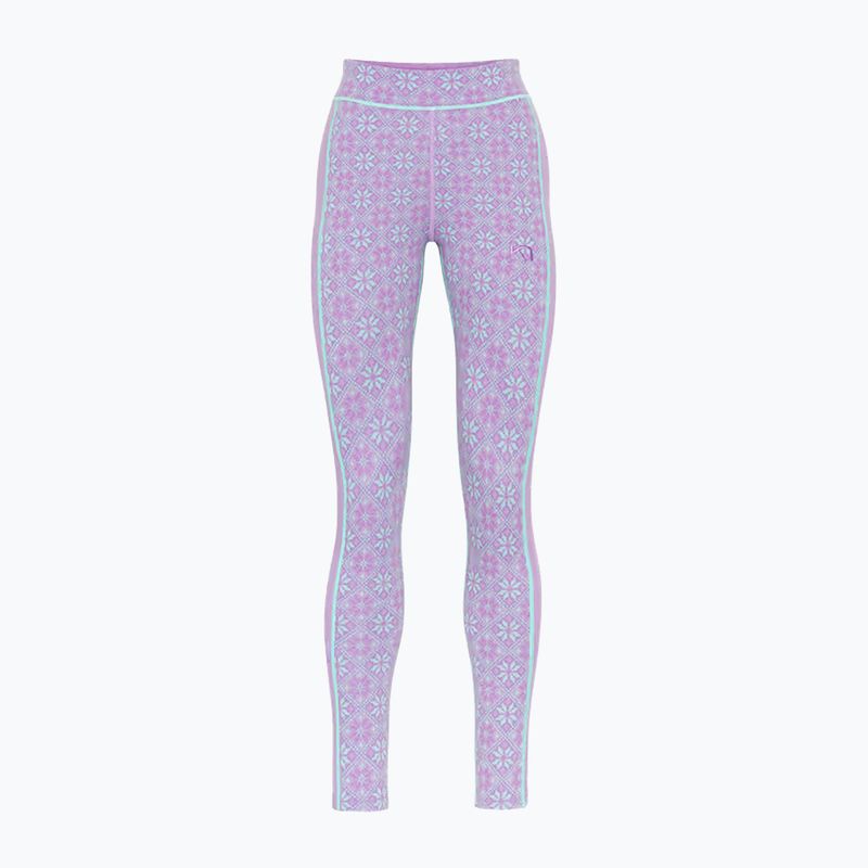 Pantaloni termoactivi pentru femei KARI TRAA Rose High Waist lily 4