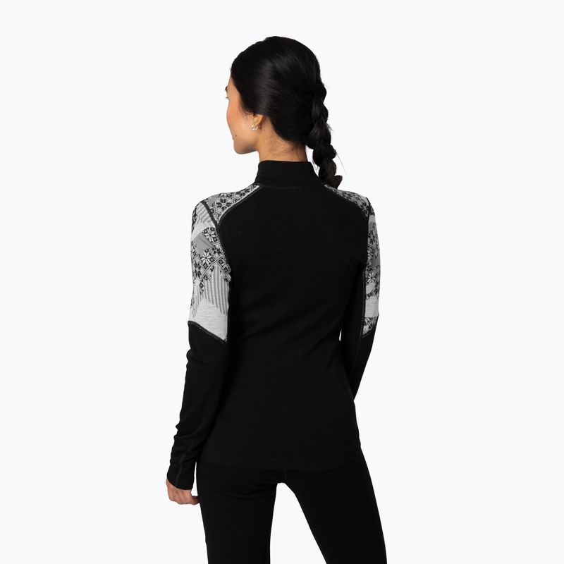 Bluză termoactivă pentru femei KARI TRAA Olea Half Zip black 3