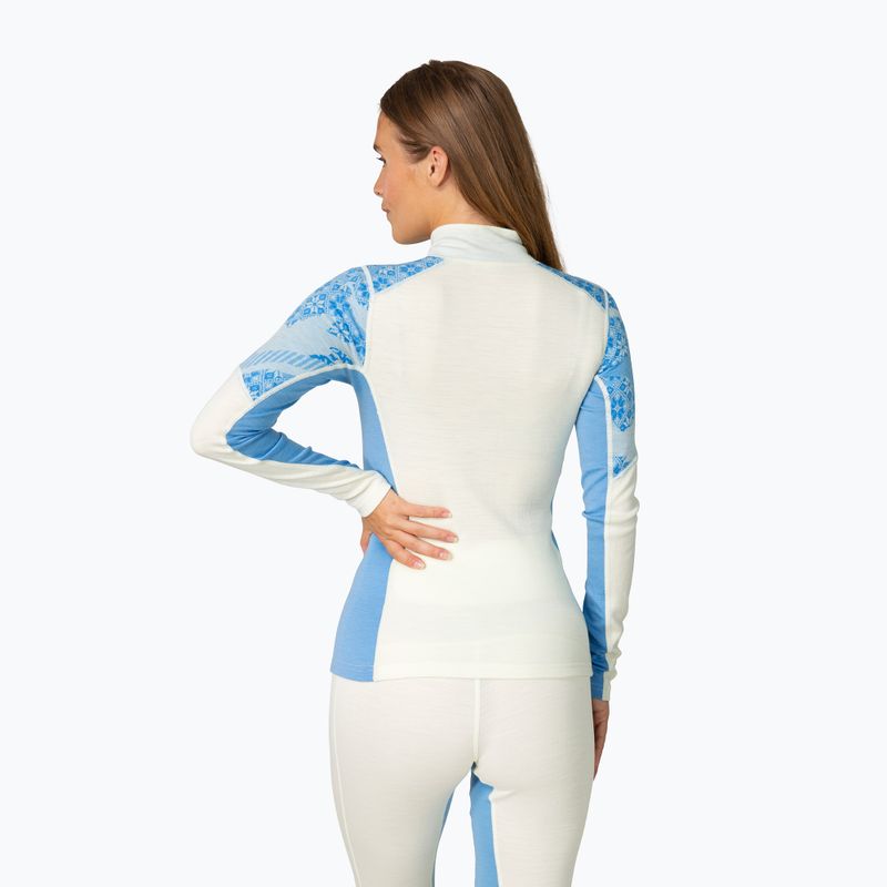 Bluză termoactivă pentru femei KARI TRAA Olea Half Zip ocean 3
