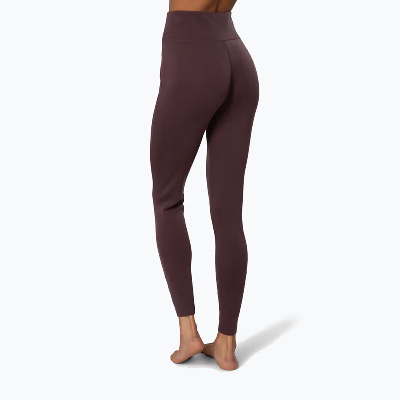 Pantaloni termoactivi pentru femei KARI TRAA Ines cocoa powder 3