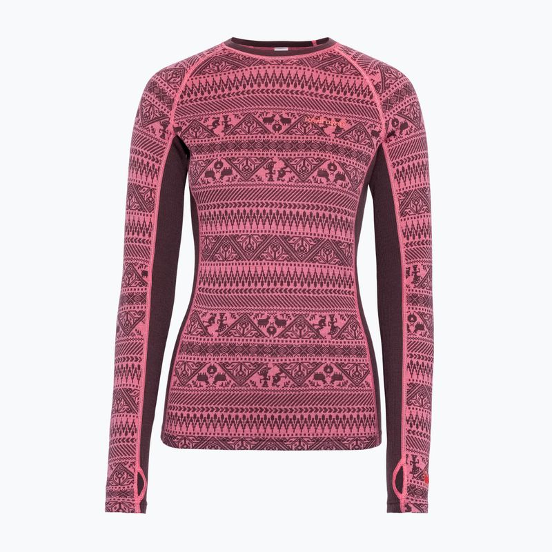 Bluză termoactivă pentru femei KARI TRAA Tale cocoa powder 4