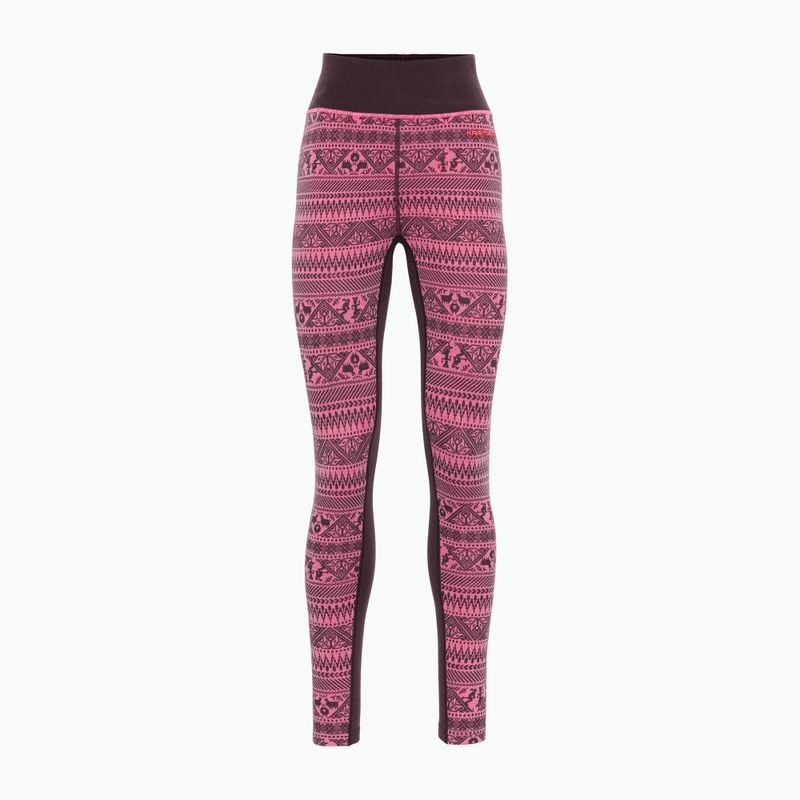 Pantaloni termoactivi pentru femei KARI TRAA Tale cocoa powder 6
