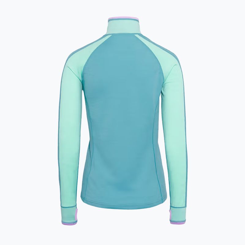 Bluză termoactivă pentru femei KARI TRAA Mila Half Zip blue lagoon 7