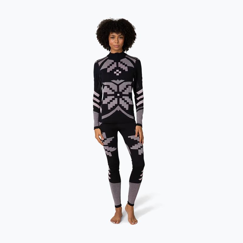Bluză termoactivă pentru femei KARI TRAA Faith Half Zip black 2