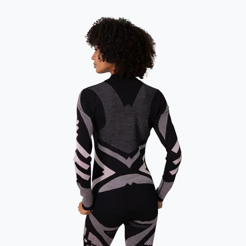 Bluză termoactivă pentru femei KARI TRAA Faith Half Zip black 3