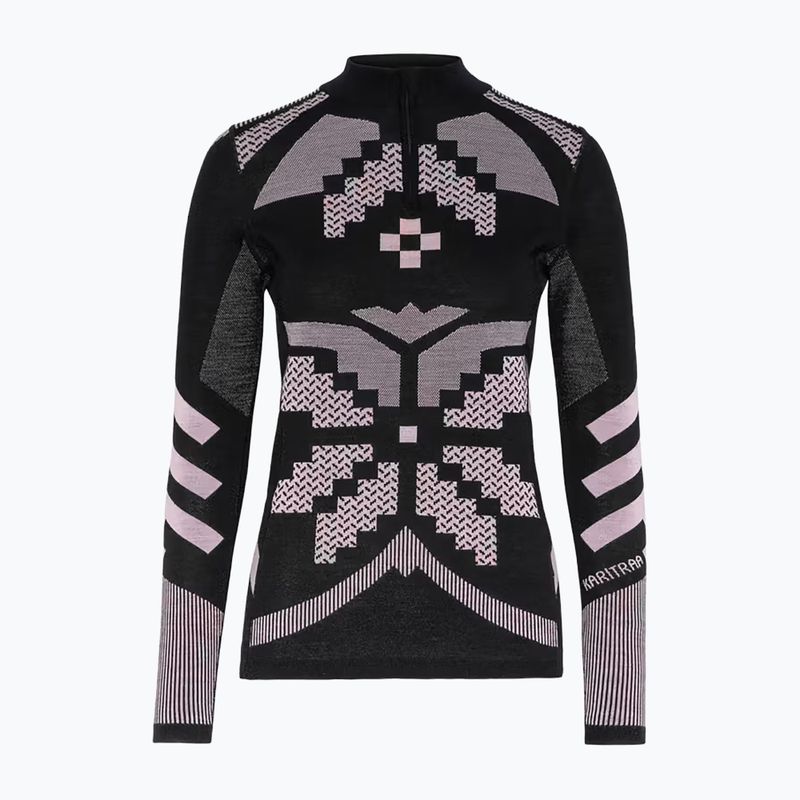 Bluză termoactivă pentru femei KARI TRAA Faith Half Zip black 4